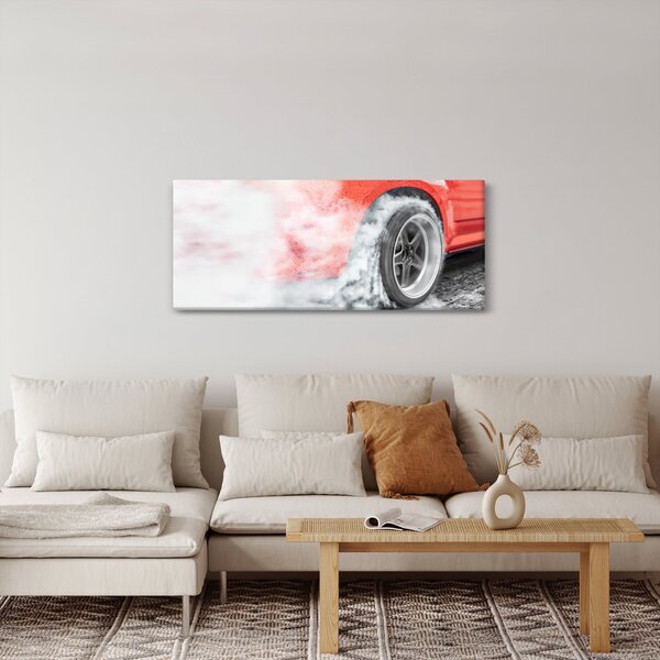 Obraz - Závodné auto (120x50 cm)