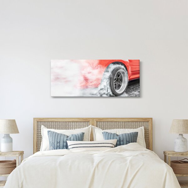 Obraz - Závodné auto (120x50 cm)