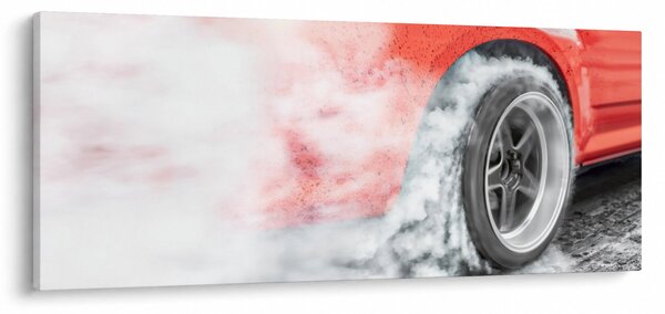 Obraz - Závodné auto (120x50 cm)