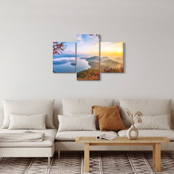 Obraz - Bledské jazero (90x60 cm)