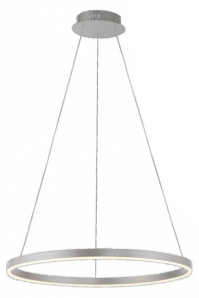 LED závesné svietidlo Ritus, Ø 58,5 cm, hliník