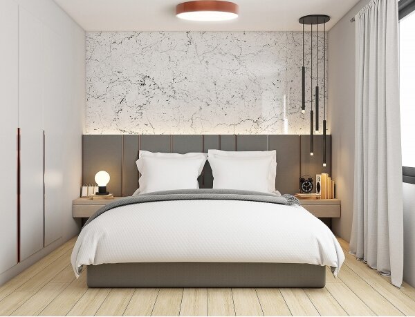 Stropné svietidlo so snímačom pohybu CLEO 4xE27/24W/230V s priemerom 50 cm, medené