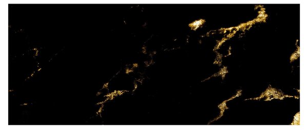 Obraz - Zlaý dekor (120x50 cm)