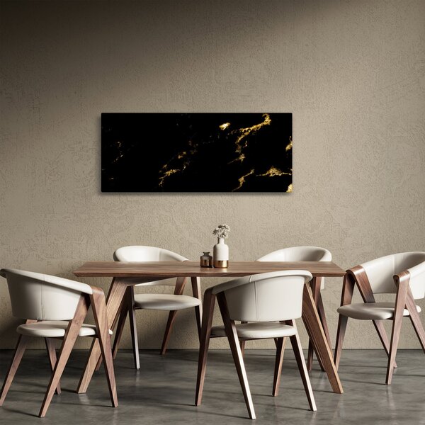 Obraz - Zlaý dekor (120x50 cm)