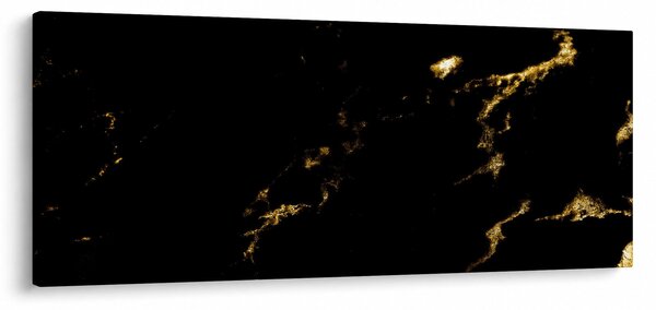 Obraz - Zlaý dekor (120x50 cm)
