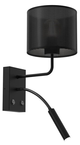 Nástenná lampa LOFT SHADE 1xE27/60W+1xG9/8W/230V čierna