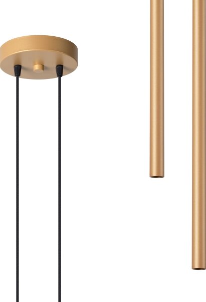 Sollux SL.1305 - Luster na lanku PASTELO 2xG9/8W/230V zlatá