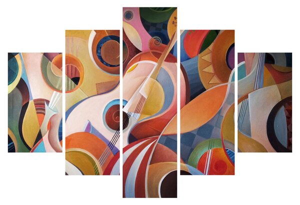 Obraz - Hudobný abstrakt (150x105 cm)