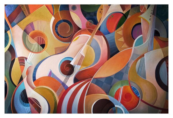 Obraz - Hudobný abstrakt (90x60 cm)