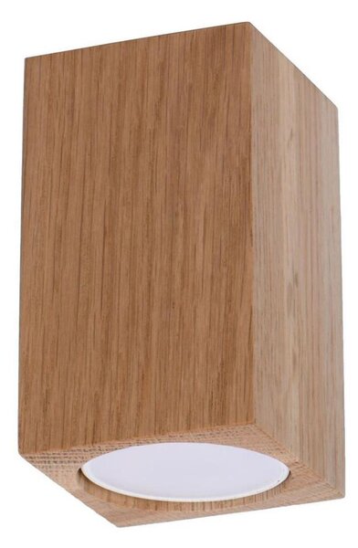 Sollux SL.1040 - Bodové svietidlo KEKE 1xGU10/40W/230V 10 cm dub
