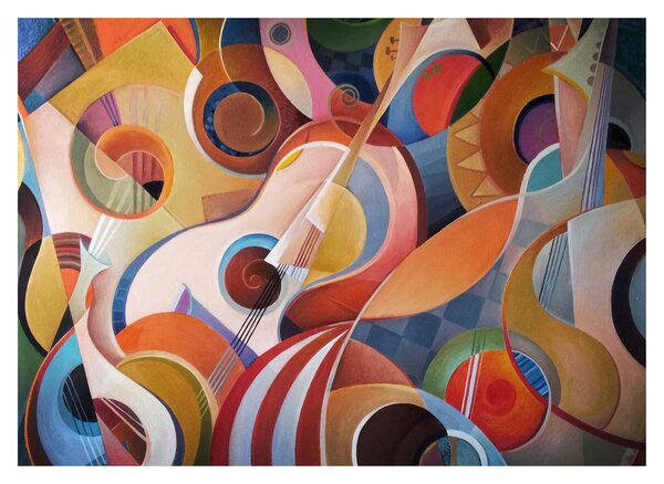 Obraz - Hudobný abstrakt (70x50 cm)