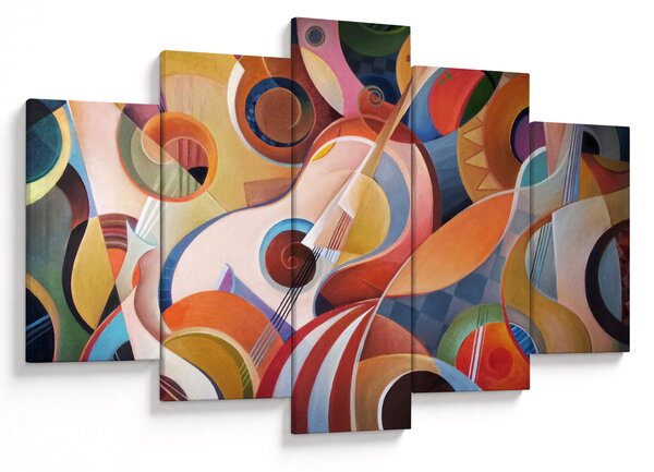 Obraz - Hudobný abstrakt (150x105 cm)