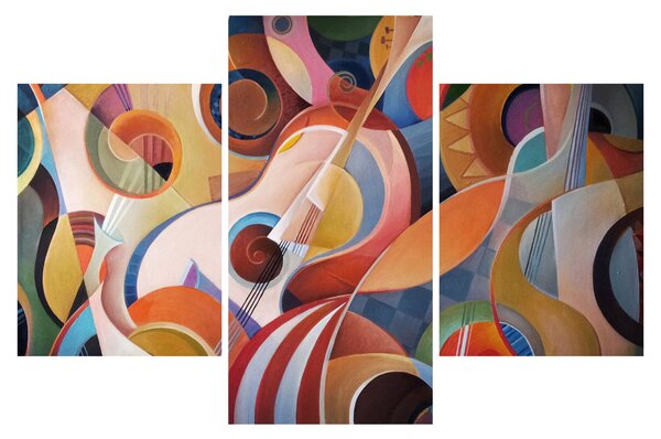 Obraz - Hudobný abstrakt (90x60 cm)