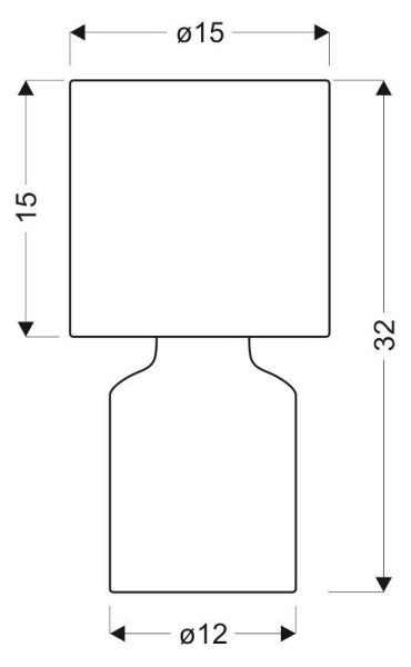 Stolná lampa INER 1xE14/40W/230V ružová