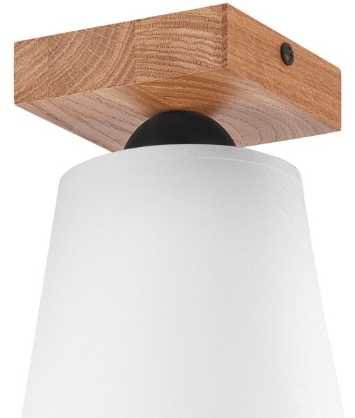 Prisadený luster LULA 1xE27/60W/230V dub