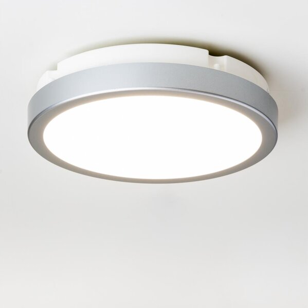 Brilagi - LED Kúpeľňové stropné svietidlo PERA 18W/230V pr. 22 cm IP65 strieborná
