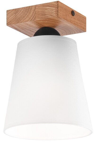 Prisadený luster LULA 1xE27/60W/230V dub