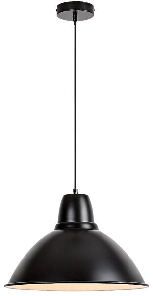 Rabalux 72013 - Luster na lanku WILBOUR 1xE27/60W/230V čierna