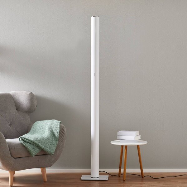 Artemide Ilio - LED stojacia lampa, aplikácia, biela, 2700K, Biela / opálová, Obývacia izba / jedáleň, Hliník, Dizajn