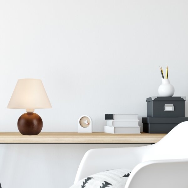 Stolná lampa JUTA 1xE27/60W/230V - FSC certifikované
