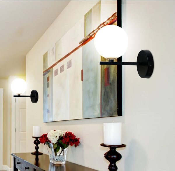 Nástenná lampa KAMA 1xG9/28W/230V čierna