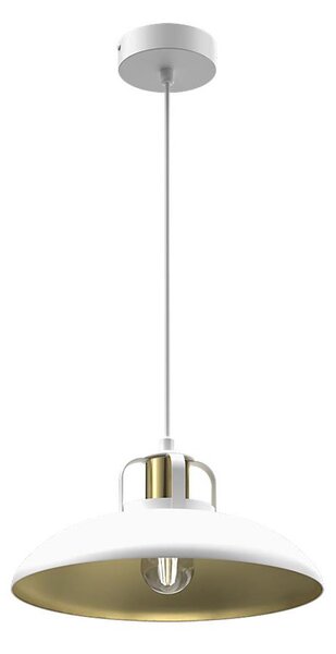Luster na lanku FELIX 1xE27/60W/230V biela