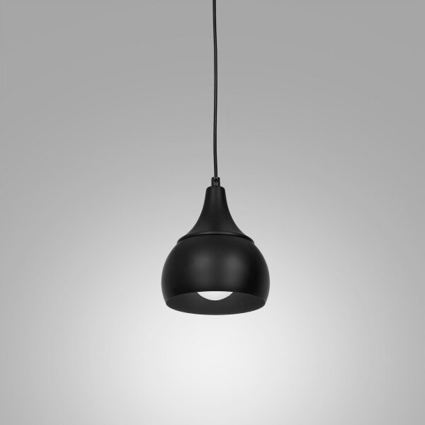 Luster na lanku AKTAN 1xE27/60W/230V čierna
