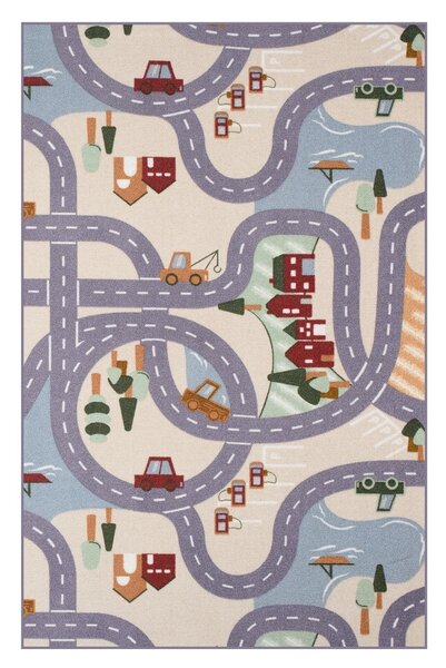 Vopi, Detský kusový koberec Scanroad 39, 50x80, viacfarebná, detská izba
