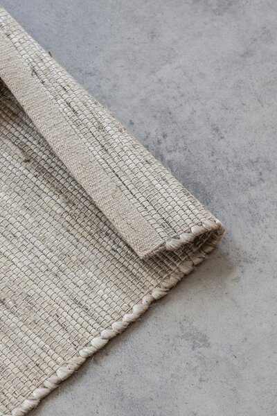 Hanse Home , Behúň Handloom 105960 Dhaka Ivory White, 80x200, biela, chodba / predsieň