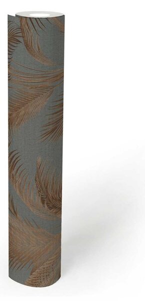A.S. Création | Vliesová tapeta na stenu Michalsky 39980-3 | 0,53 x 10,05 m | šedá, hnedá, metalická