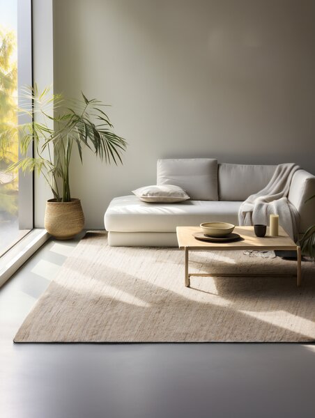 Hanse Home , Kusový koberec Handloom 105961 Dhaka Beige, 60x90, béžová, chodba / predsieň