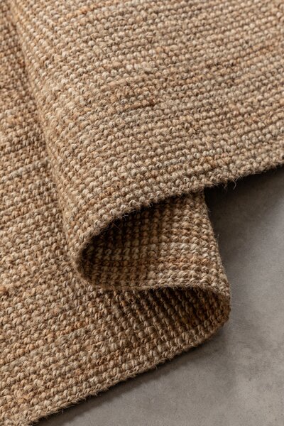 Hanse Home , Kusový koberec Bouclé Jute 105974 Natural Golden, 120x170, béžová, chodba / predsieň
