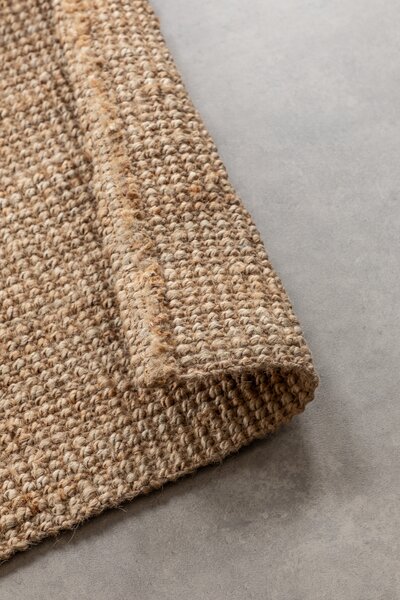 Hanse Home , Kusový koberec Bouclé Jute 105974 Natural Golden, 120x170, béžová, chodba / predsieň