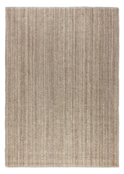 Hanse Home, Kusový koberec Bouclé Jute 105975 Grey Brown, 80x150, hnedá, chodba / predsieň