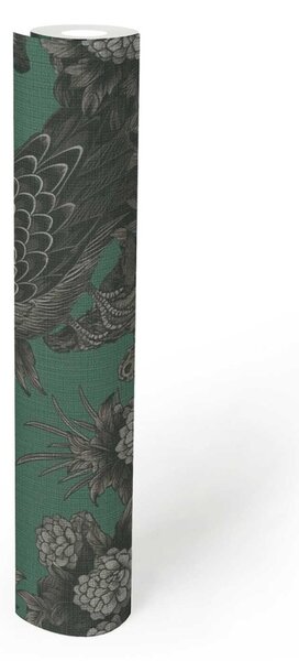 A.S. Création | Vliesová tapeta na stenu Michalsky 39982-2 | 0,53 x 10,05 m | zelená, čierna, šedá, biela