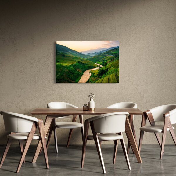 Obraz - Ryžové terasy II. (90x60 cm)