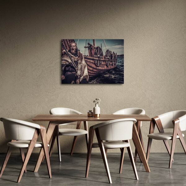 Obraz - Vikingský bojovník (70x50 cm)