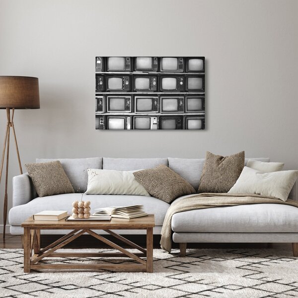 Obraz - Retro televízie (90x60 cm)