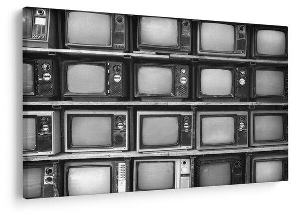 Obraz - Retro televízie (90x60 cm)