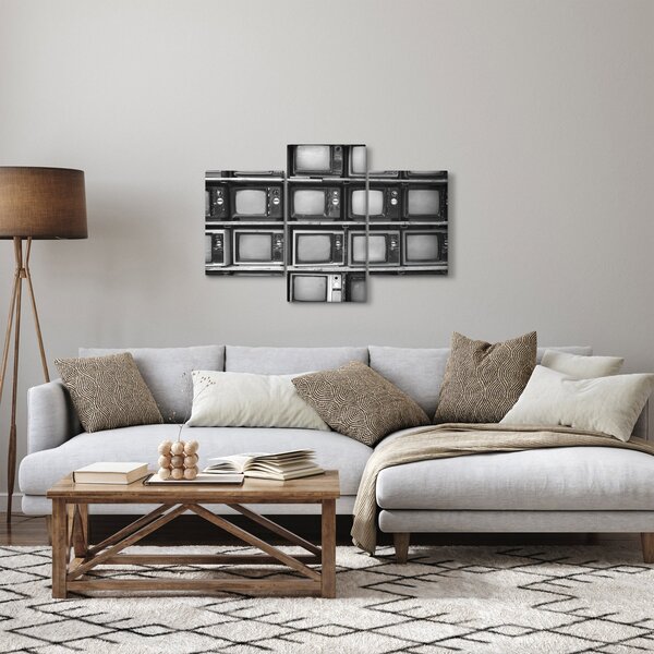 Obraz - Retro televízie (90x60 cm)