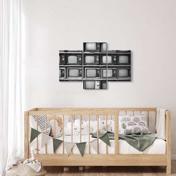 Obraz - Retro televízie (90x60 cm)
