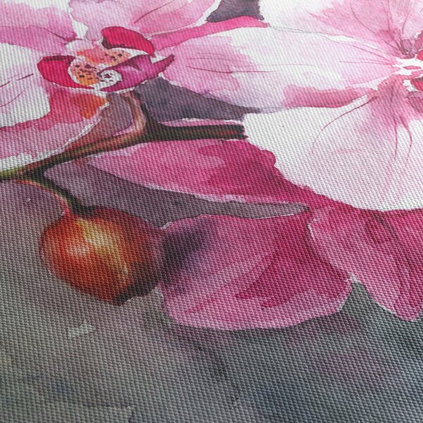 Obraz - Orchidey, aquarel (120x50 cm)
