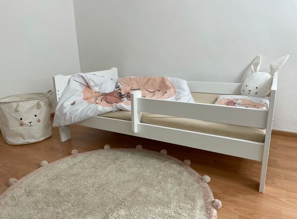 Detská masívna posteľ Maja biela Rozmer: 160x80
