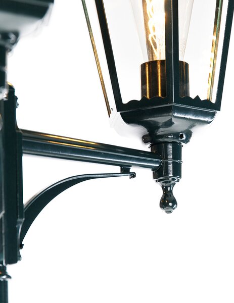 Rustikálna vonkajšia lampa tmavozelená 3-svetlo IP44 - New Orleans