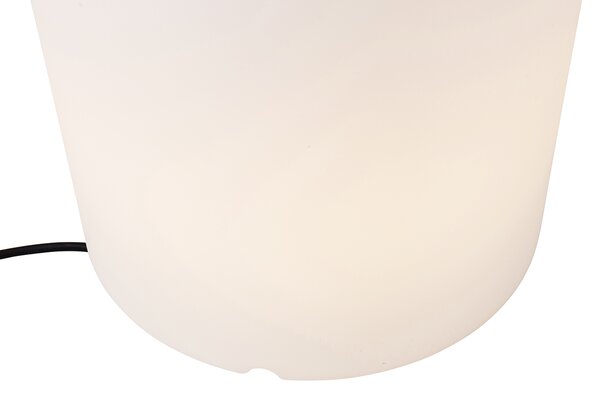 Inteligentná vonkajšia stojaca lampa kvetináč biela IP65 vrátane LED Wifi A60 - Verano
