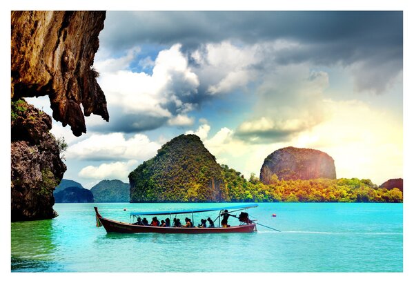 Obraz - Zátoka Phang Nga (90x60 cm)