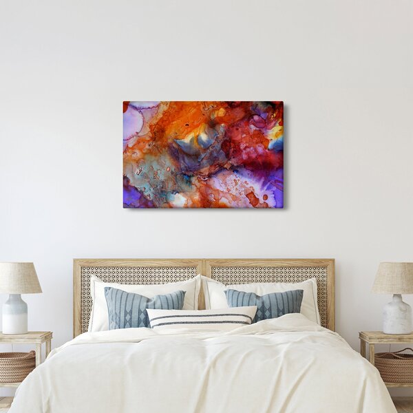 Obraz - Abstraktné atramentové umenie (90x60 cm)