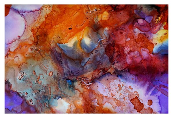 Obraz - Abstraktné atramentové umenie (90x60 cm)