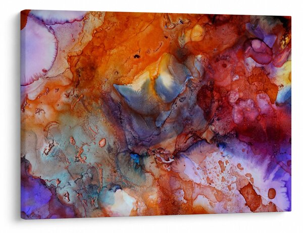 Obraz - Abstraktné atramentové umenie (70x50 cm)