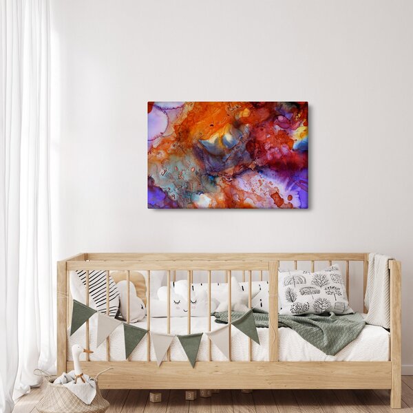 Obraz - Abstraktné atramentové umenie (90x60 cm)